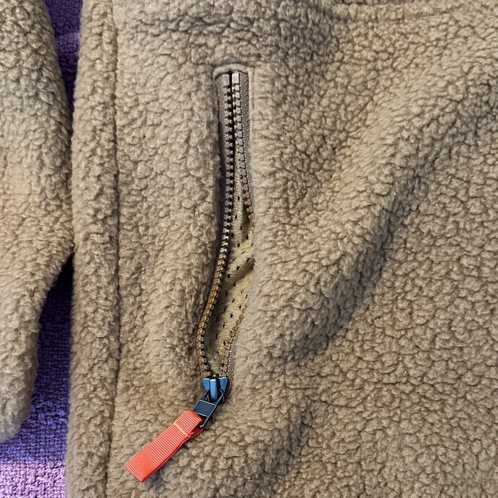 Patagonia Brown Fleece Hoodie - Picture 3 of 4